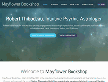 Tablet Screenshot of mayflowerbookshop.com